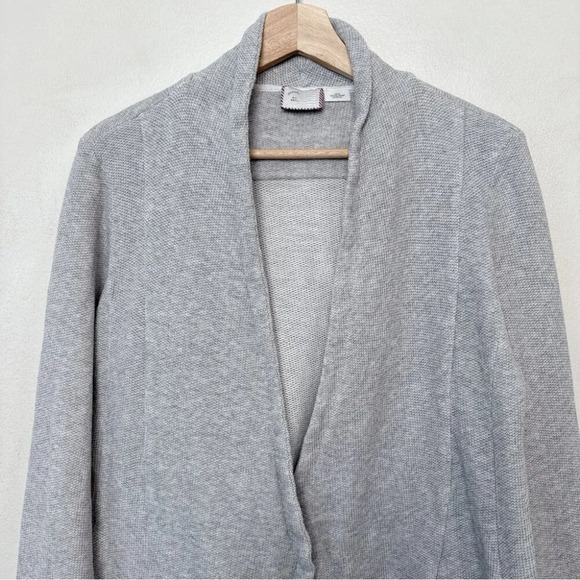 Anthropologie Womens Small Postage Stamp Brand Open Knitted Blazer Cardigan - Picture 2 of 13